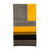 Alfombra de lana, (2,5x5) - Alfombra de área negra y amarilla llamativa (2.5x5)
