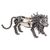 Recycled auto parts sculpture, 'Prowling Lion' - Rustic Recycled Metal Lion Sculpture thumbail