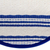 Cotton tortilla holder, 'Lapis Lagoon' - Blue and Off-White All Cotton Woven Tortilla Holder