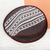 Cotton tortilla holder, 'Oaxacan Coffee' - Artisan Hand Woven Brown Striped Tortilla Holder