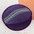Cotton tortilla holder, 'Purple Mesa' - Hand Loomed Cotton Tortilla Holder in Purple
