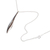Sterling silver pendant necklace, 'Slender Leaf' - Modern Taxco Sterling Silver Willow Leaf Necklace (image 2b) thumbail