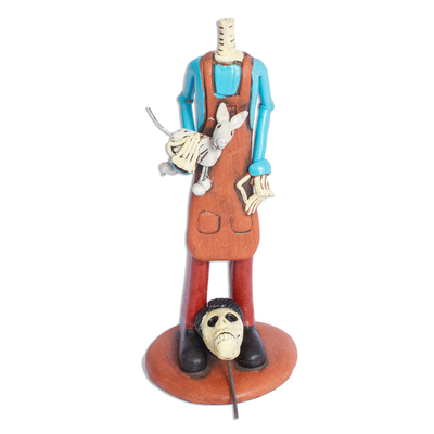 Escultura de cerámica - Escultura de esqueleto de cerámica veterinaria