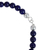 Lapis lazuli and ceramic pendant necklace, 'Indigo Garden' - Ceramic Pendant Necklace with Lapis Lazuli (image 2c) thumbail