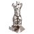 Skulptur aus recyceltem Metall - Rustikale weibliche Torso-Skulptur aus Altmetall