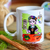 Ceramic mug, 'Frida with Monkey' - Multicolored Frida-Themed Art Print Mug