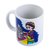 Ceramic mug, 'Frida with Thorn Necklace' - Frida-Themed Artwork Ceramic Mug (image 2b) thumbail