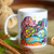 Ceramic mug, 'Mermaid' - Mermaid Motif Ceramic Art Mug