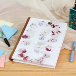 Amate paper journal, 'Flowers and Memories' - Floral Accent Amate Paper Journal from Mexico
