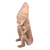 Ceramic sculpture, 'King of the Underworld' - Aztec Archaeology Ceramic Skeleton Sculpture (image 2c) thumbail