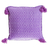 Cotton cushion cover, 'Oaxaca Diamonds in Amethyst' - Light Purple Hand Woven Cushion Cover (image 2a) thumbail