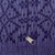 Kissenbezug aus Baumwolle - Blauer Kissenbezug aus 100 % Baumwolle mit Rautenmuster