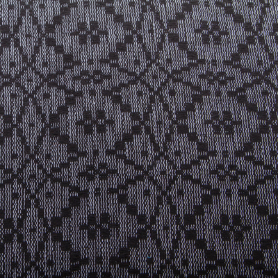 Kissenbezug aus Baumwolle - Schwarz gemusterter Kissenbezug aus Baumwolle