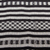 Cotton cushion cover, 'Oaxaca Lines in Black' - Black and Alabaster Cotton Cushion Cover