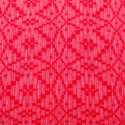 Kissenbezug aus Baumwolle - Roter handgewebter Kissenbezug aus Baumwolle