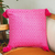 Kissenbezug aus Baumwolle - Handgewebter Kissenbezug in Pink mit Quasten