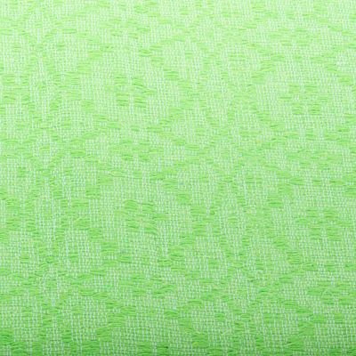 Funda de cojín de algodón - Funda de cojín verde brillante de algodón tejido a mano