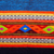 Teppich aus Wolle, 'Oaxacan Shores' (Oaxacan-Ufer) - Handgewebter Flächenteppich in Blau aus Mexiko