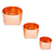 Copper baskets, 'Elemental Weave' (set of 3) - Pure Copper Woven Small Baskets (Set of 3) (image 2a) thumbail