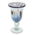 Hand blown glass goblets, 'Royal Fete' (set of 4) - Fluted Hand Blown Glass Goblets in Purple (Set of 4) (image 2e) thumbail