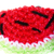 Crocheted ornaments, 'Sweet Slice' (pair) - Artisan Crafted Watermelon Ornaments (Pair)