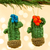 Gehäkelte ornamente, (paar) - gehäkelte saguaro-kaktus-ornamente (paar)