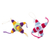 Crocheted ornaments, 'Piñata Fun' (pair) - Multicolored Crocheted Piñata Ornaments (Pair)