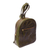 Rucksack aus genarbtem Leder, 'Falling Leaves in Olive' - Handgefertigter Rucksack aus olivfarbenem Leder