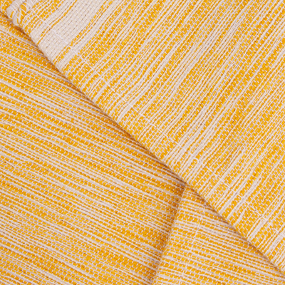 Baumwoll-Tischsets, 'Inspiration in Marigold' (4er-Set) - Tischsets aus handgefertigter Baumwolle (4er-Set)