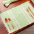 Baumwoll-Tischsets, 'Inspiration in Kiwi' (4er-Set) - Handgewebte Platzsets aus Baumwolle in Grün und Weiß (4er-Set)