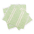 Manteles individuales de algodón, 'Inspiration in Kiwi' (juego de 4) - Manteles individuales de algodón tejidos a mano en verde y blanco (juego de 4)