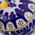 Adornos de cerámica, (par) - Adornos de Cerámica Azul y Blanco Pintados a Mano (Pareja)