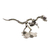 Recycled auto parts sculpture, 'Rustic Velociraptor' - Velociraptor Dinosaur Recycled Metal Sculpture (image 2a) thumbail