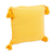 Cotton cushion cover, 'Marigold Memories' - Hand Loomed Yellow Cotton Cushion Cover