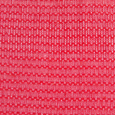 Cotton cushion cover, 'Sweet Strawberry' - Tasseled Strawberry Red Cushion Cover