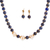 Lapis lazuli and cultured pearl jewelry set, 'Rio' - Lapis and Cultured Pearl Jewelry Set (image 2a) thumbail