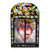 Wood niche, 'Blossoming Sacred Heart' - Handmade Folk Art Sacred Heart Niche (image 2a) thumbail