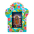 Tin plaque, 'Roses for Guadalupe' - Handcrafted Virgin of Guadalupe Tin Plaque or Photo Frame (image 2a) thumbail