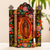 Metal niche, 'Holy Virgin' - Artisan Crafted Blessed Virgin Metal Niche thumbail