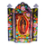Metal niche, 'Holy Virgin' - Artisan Crafted Blessed Virgin Metal Niche (image 2a) thumbail