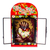 Wood and metal niche, 'Holy Heart' - Unique Folk Art Sacred Heart Niche from Mexico (image 2b) thumbail