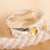 Citrine single-stone ring, 'Focal Point' - Hand Crafted Citrine Ring thumbail