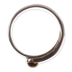 Citrine single-stone ring, 'Focal Point' - Hand Crafted Citrine Ring