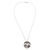 Sterling silver pendant necklace, 'Triple Yin-Yang' - Artisan Crafted Sterling Silver Pendant Necklace
