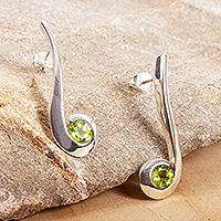 Featured review for Peridot drop earrings, Embrace