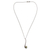 Halskette mit Peridot-Anhänger - Halskette mit Geburtsstein-Anhänger für August