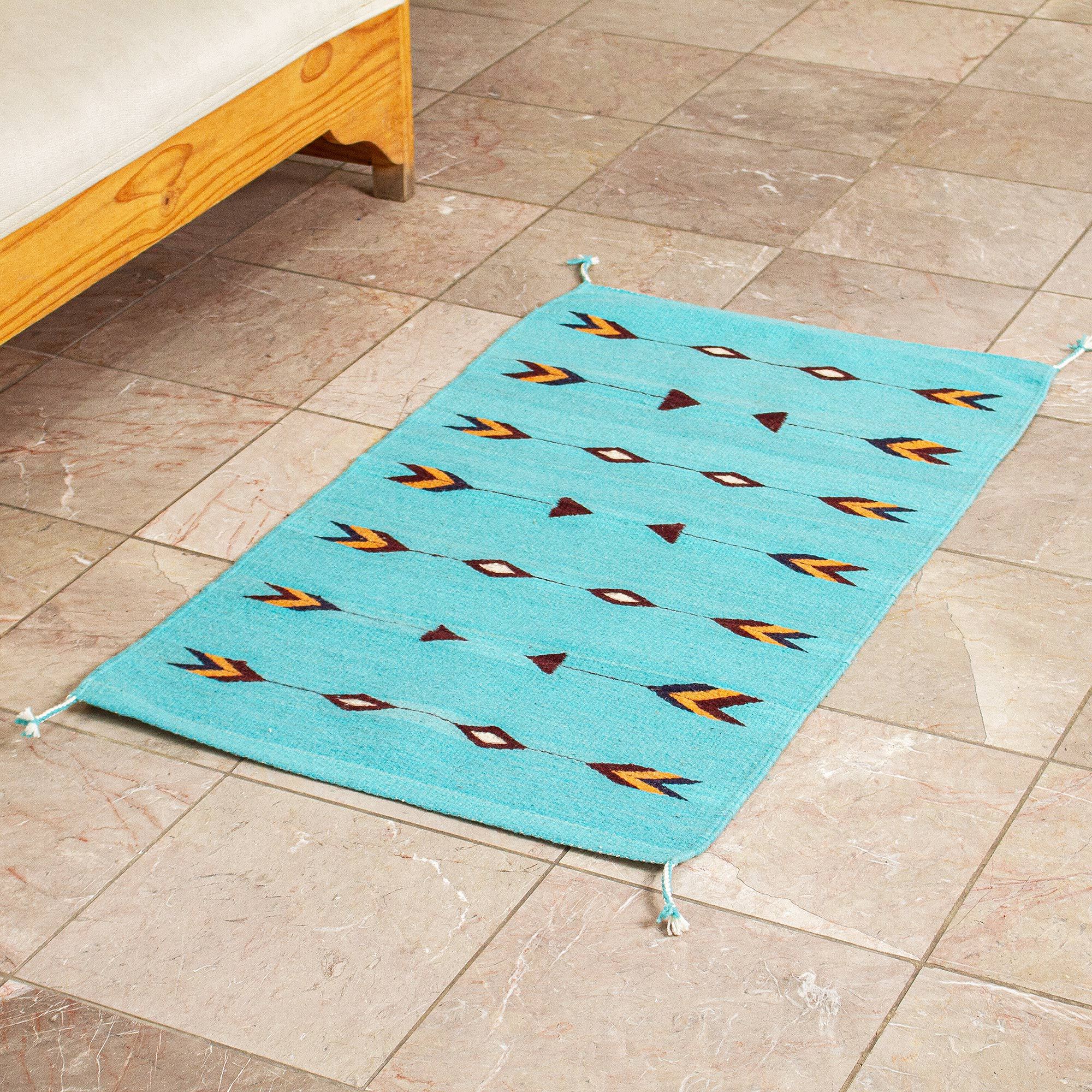 Hand Loomed Wool Area Rug (2x3) Arrowheads NOVICA