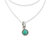 Turquoise pendant necklace, 'Taxco Treasure' - Natural Turquoise Pendant Necklace (image 2b) thumbail
