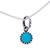 Turquoise pendant necklace, 'Taxco Treasure' - Natural Turquoise Pendant Necklace (image 2e) thumbail