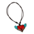 Hand painted pendant necklace, 'Heartthrob' - Hand Painted Heart Necklace